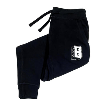 CLASSIC "B" BRICKHOUSE BOXING CLUB SWEATPANTS – BLACK